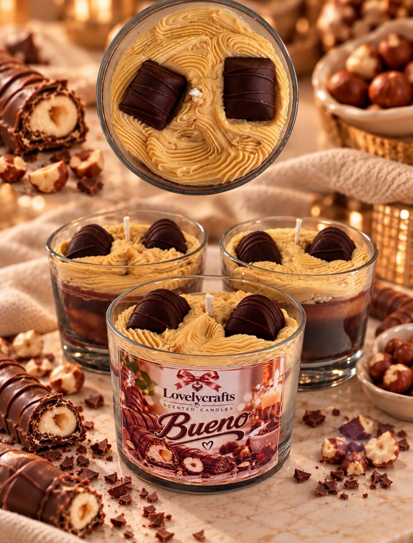 🍫🤎Bueno…η πιο γλυκιά απόλαυση έγινε κερί!✨

Λαχταριστή εμφάνιση,σοκολατένιες λεπτομέρειες και ένα άρωμα που θα σε κάνει να θέλεις να γεμίσεις το σπίτι σου με γλυκές στιγμές!🍫🍪

🛍️Ανακάλυψέ το στο Lovelycrafts.gr

#Lovelycrafts #Bueno #SoyCandles #ScentedCandles #HandmadeWithLove