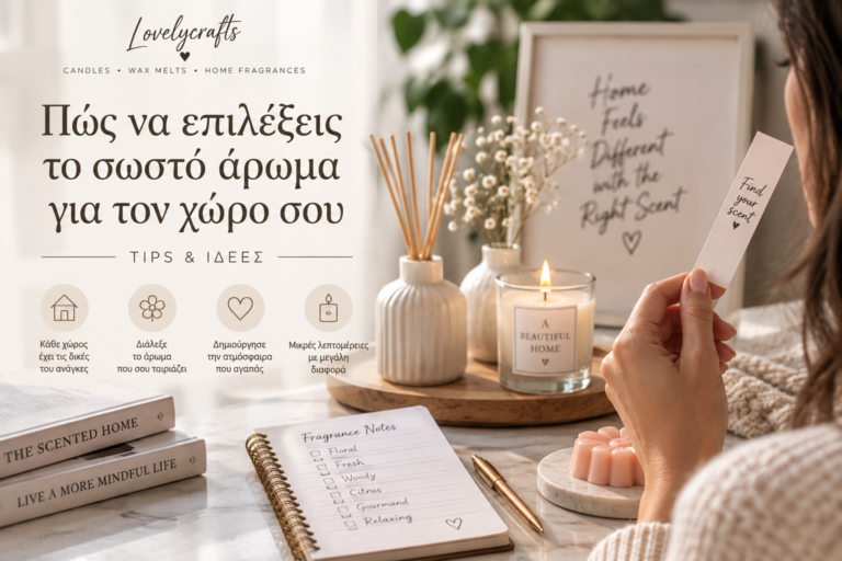 Πώς να επιλέξεις το σωστό άρωμα για τον χώρο σου