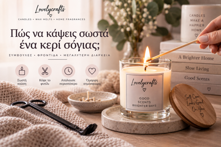 Πώς να κάψεις σωστά ένα κερί σόγιας