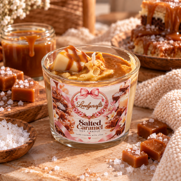 Salted Caramel 🍮 - Κερί Σόγιας