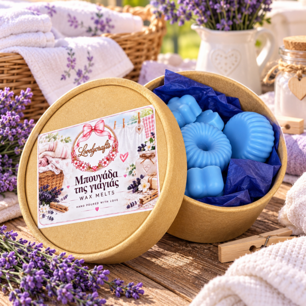 Μπουγάδα της Γιαγιάς 💜🪻– Wax Melts box
