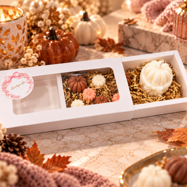Autumn Pumpkin Gift Set 🎃🍂– Wax Melts & Soy Candle