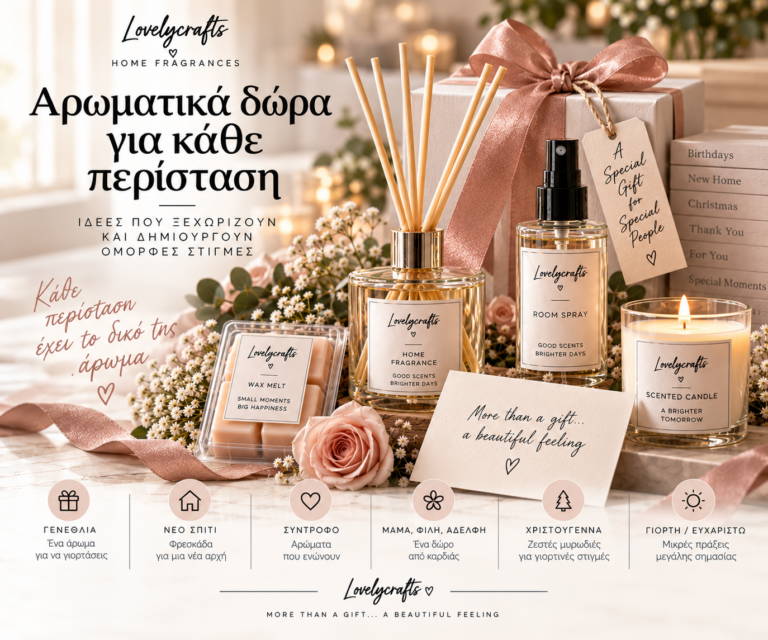 🎁 Αρωματικά δώρα για κάθε περίσταση