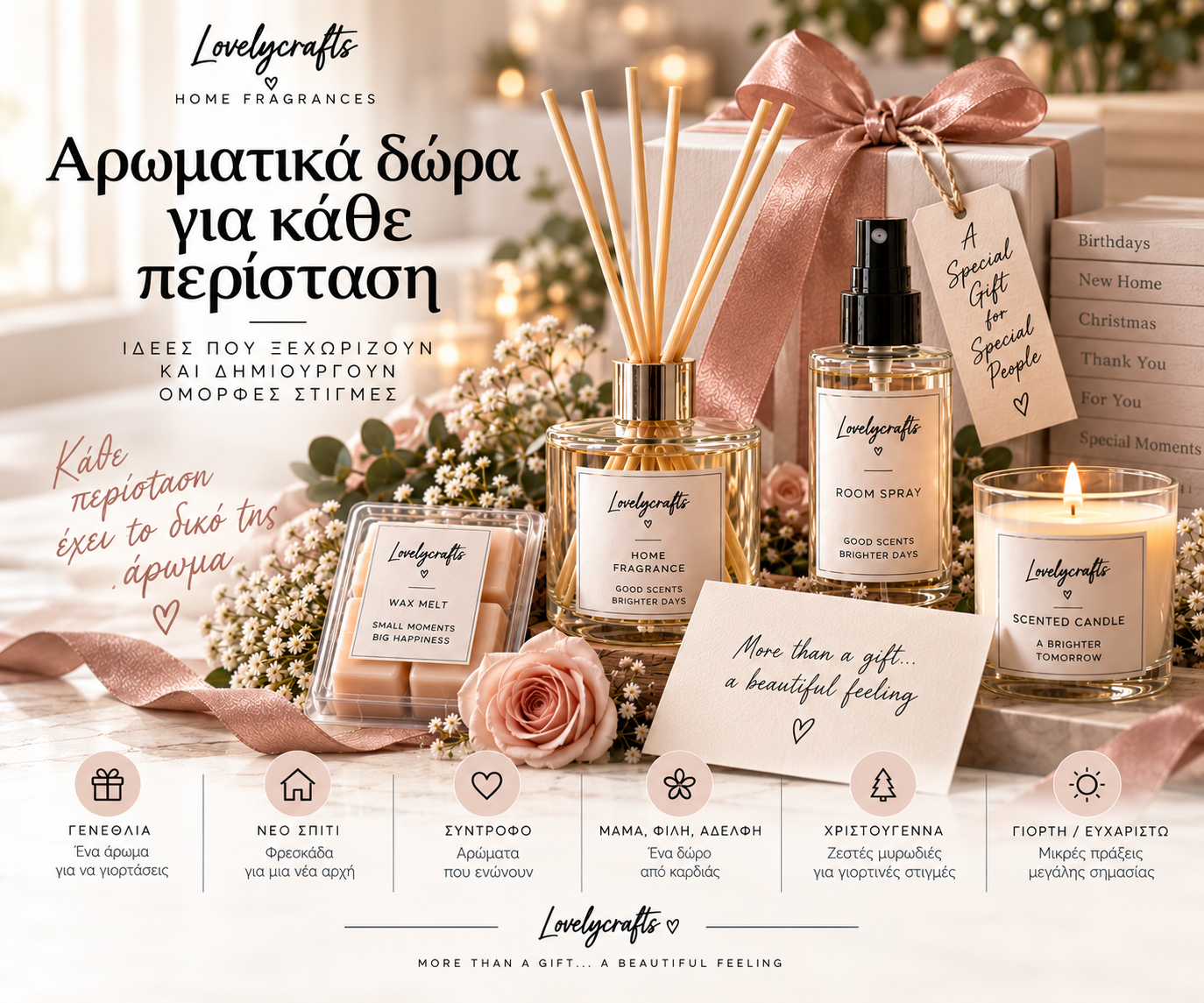 🎁 Αρωματικά δώρα για κάθε περίσταση