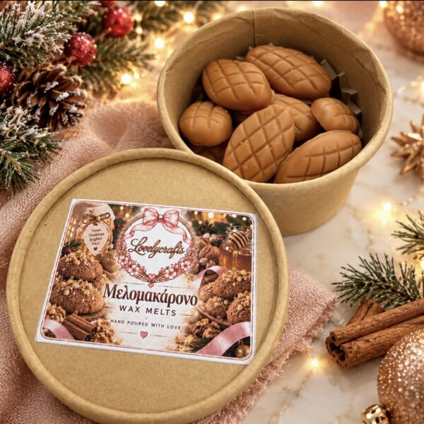 Μελομακάρονο 🎄🍪– Wax Melts box