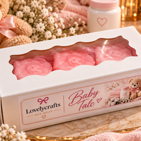 Baby Talc 🤍🎀 – Wax Melts box