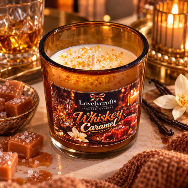 🥃 Whiskey Caramel – Κερί Σόγιας