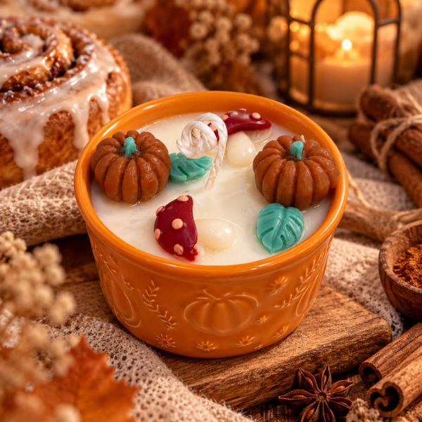 Cinnamon Roll 🍥 – Κερί Σόγιας