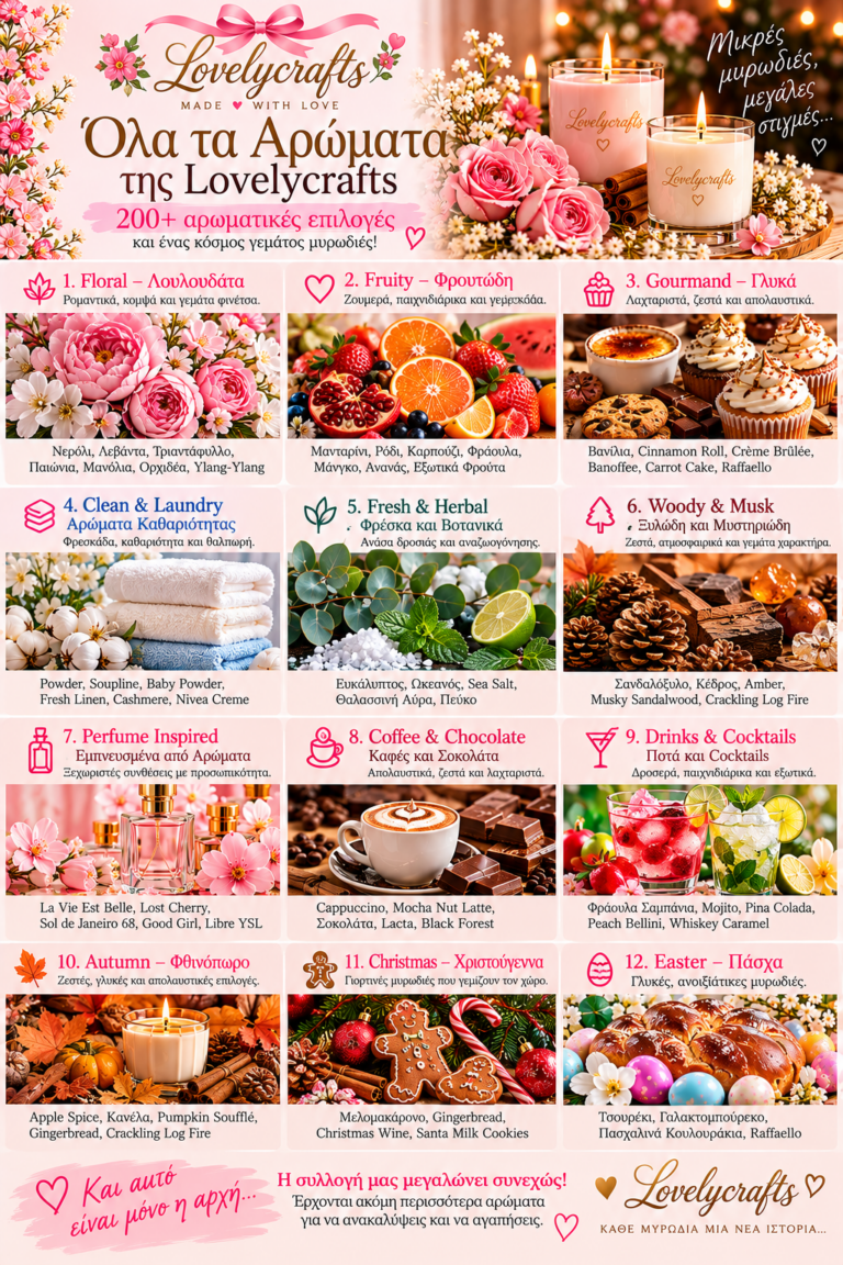 Ο Αρωματικός Κόσμος της Lovelycrafts 🎀
