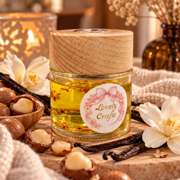 🌿 Αρωματικό Χώρου – 🖤 Μαύρη Βανίλια Macadamia 100ml