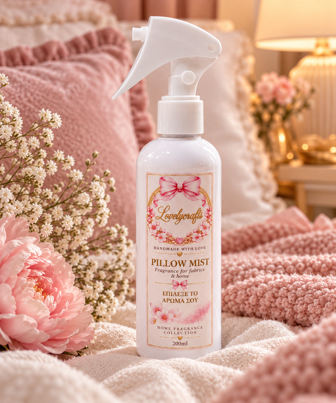 🌸 Pillow Mist – Με Επιλογή Αρώματος